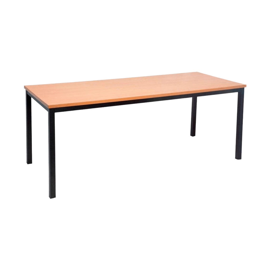 Rapidline Steel Frame Office Table 1200 X 600 Beech - Office Furniture Company