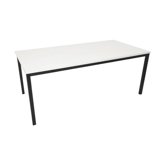 Rapidline Steel Frame Office Table 1200 X 600 Natural Oak - Office Furniture Company