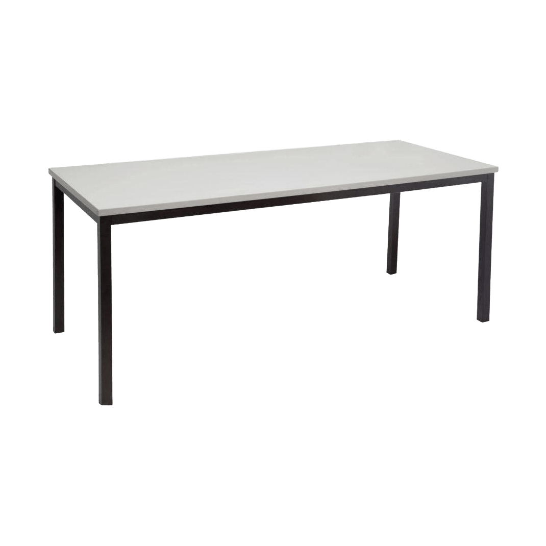 Rapidline Steel Frame Office Table 1200 X 600 White - Office Furniture Company