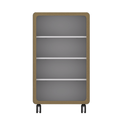 Rover Mobile Bookcase 1620mm H - Office Furniture Company