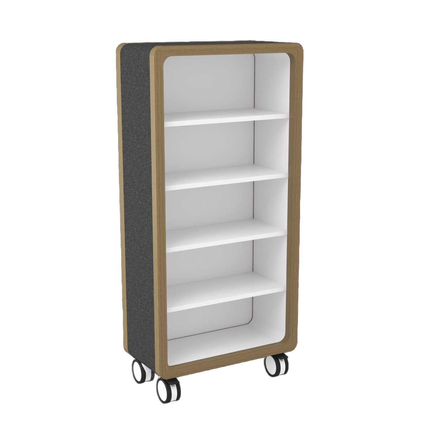 Rover Mobile Bookcase 1620mm H - Office Furniture Company