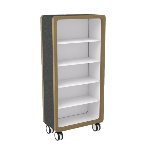 Rover Mobile Bookcase 1620mm H - Office Furniture Company
