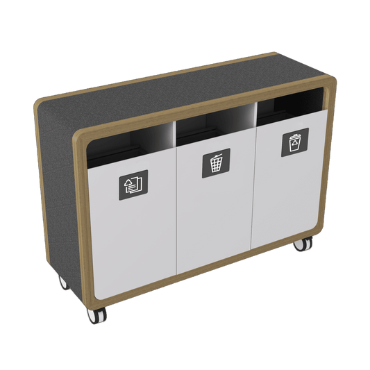 Rover Mobile Rubbish Bin - Office Furniture Company