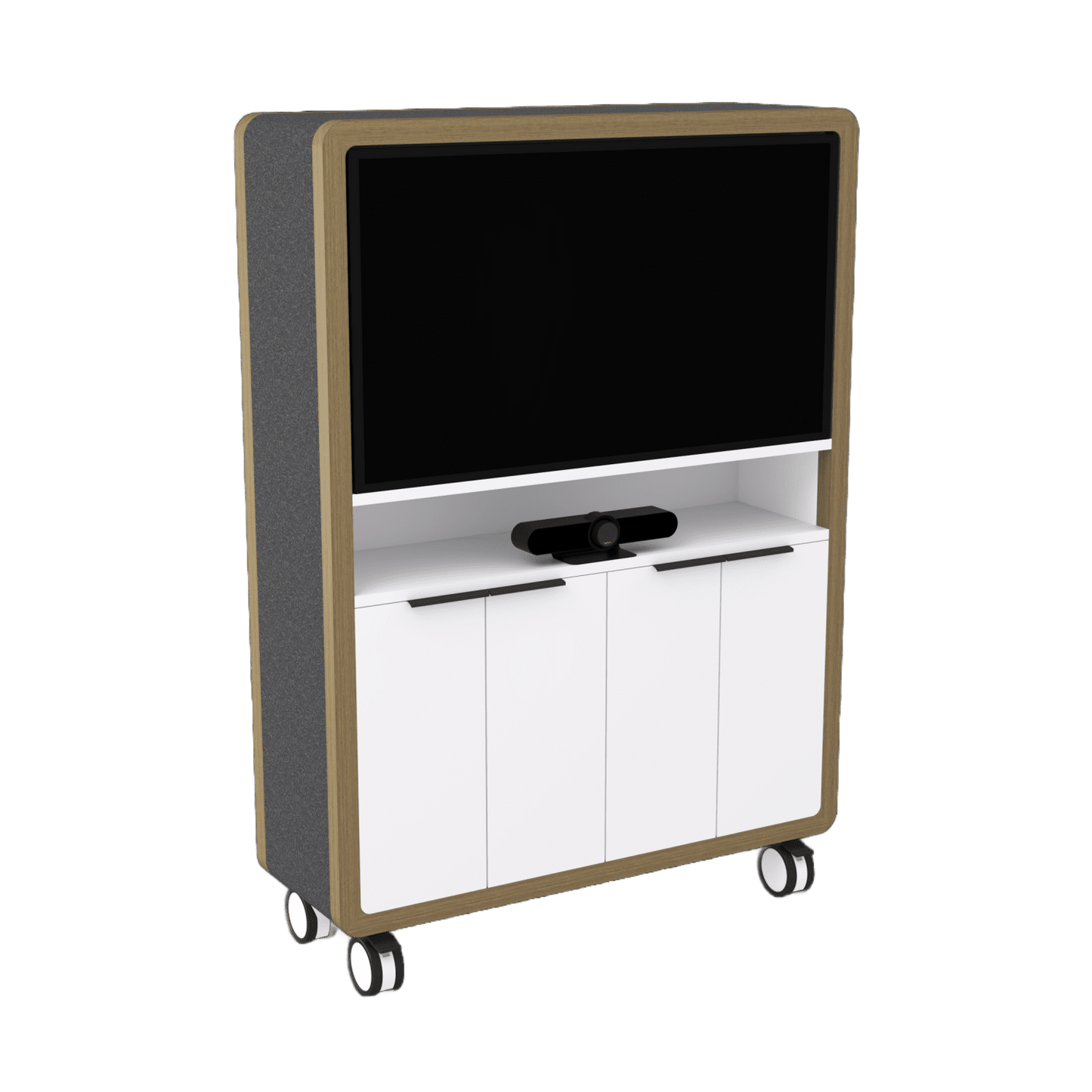 Rover Mobile TV Cabinet 1620mm H - Office Furniture Company