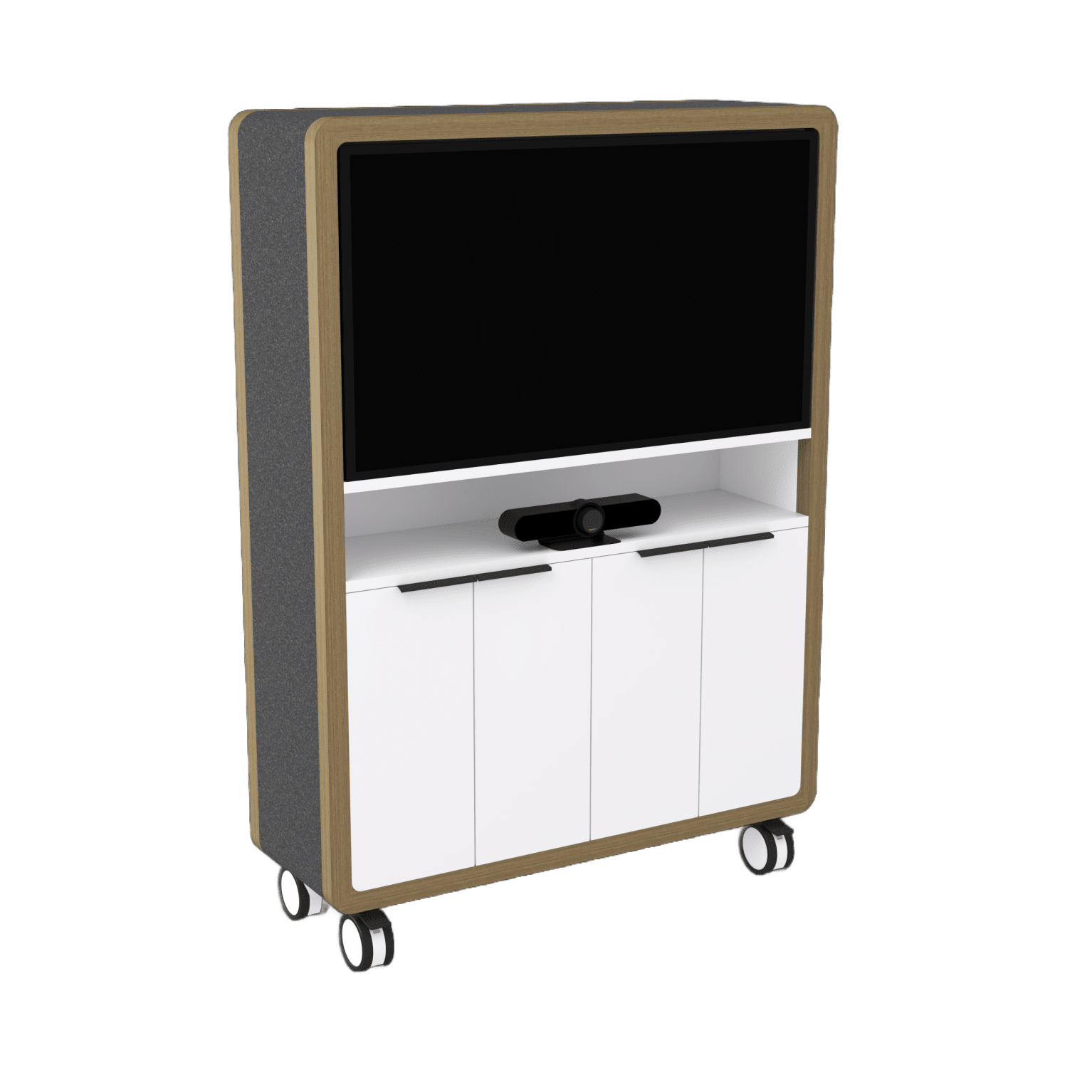 Rover Mobile TV Cabinet 1620mm H - Office Furniture Company