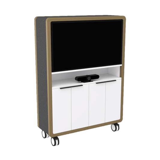 Rover Mobile TV Cabinet 1620mm H - Office Furniture Company