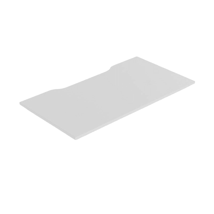 Scallop Worktop in White 1500 X 800 - Office Furniture Company