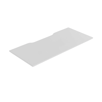 Scallop Worktop in White 1500x800 (S)