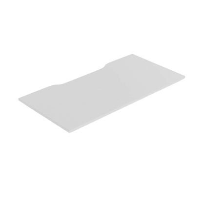 Scallop Worktop in White 1500x800 (S)