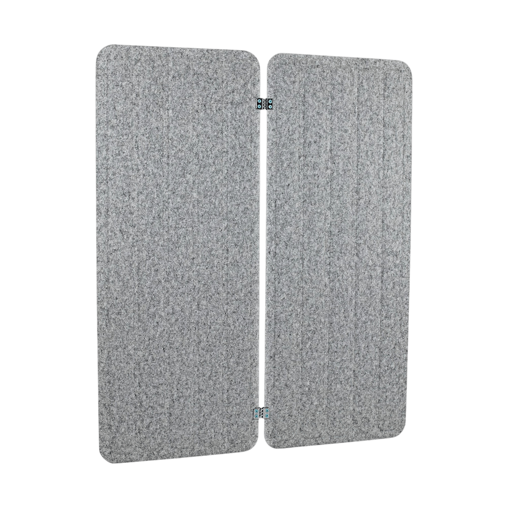Seachange Modular Floor Screen 450x1160 Charcoal/Light Grey Straight