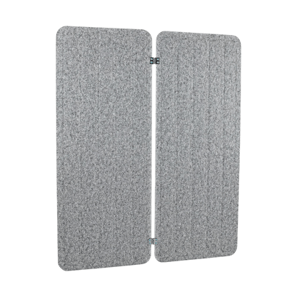 Seachange Modular Floor Screen 450x1160 Charcoal/Light Grey Straight