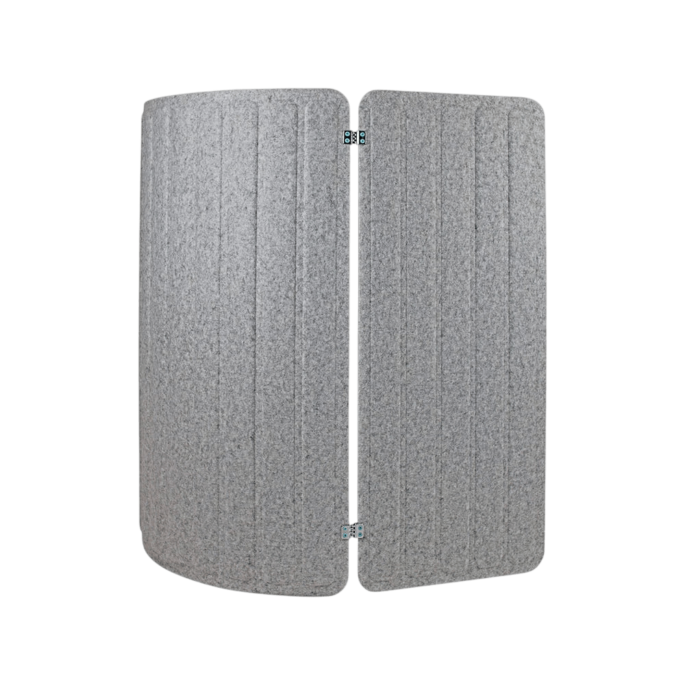 Seachange Modular Floor Screen 450x1160 Charcoal/Light Grey Straight