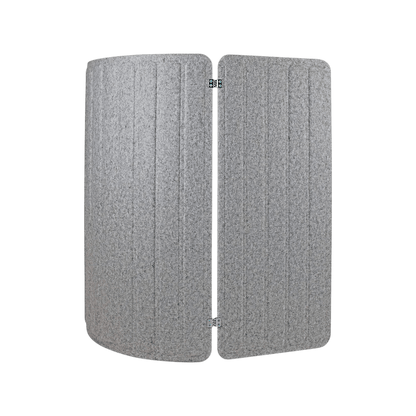 Seachange Modular Floor Screen 450x1160 Charcoal/Light Grey Straight