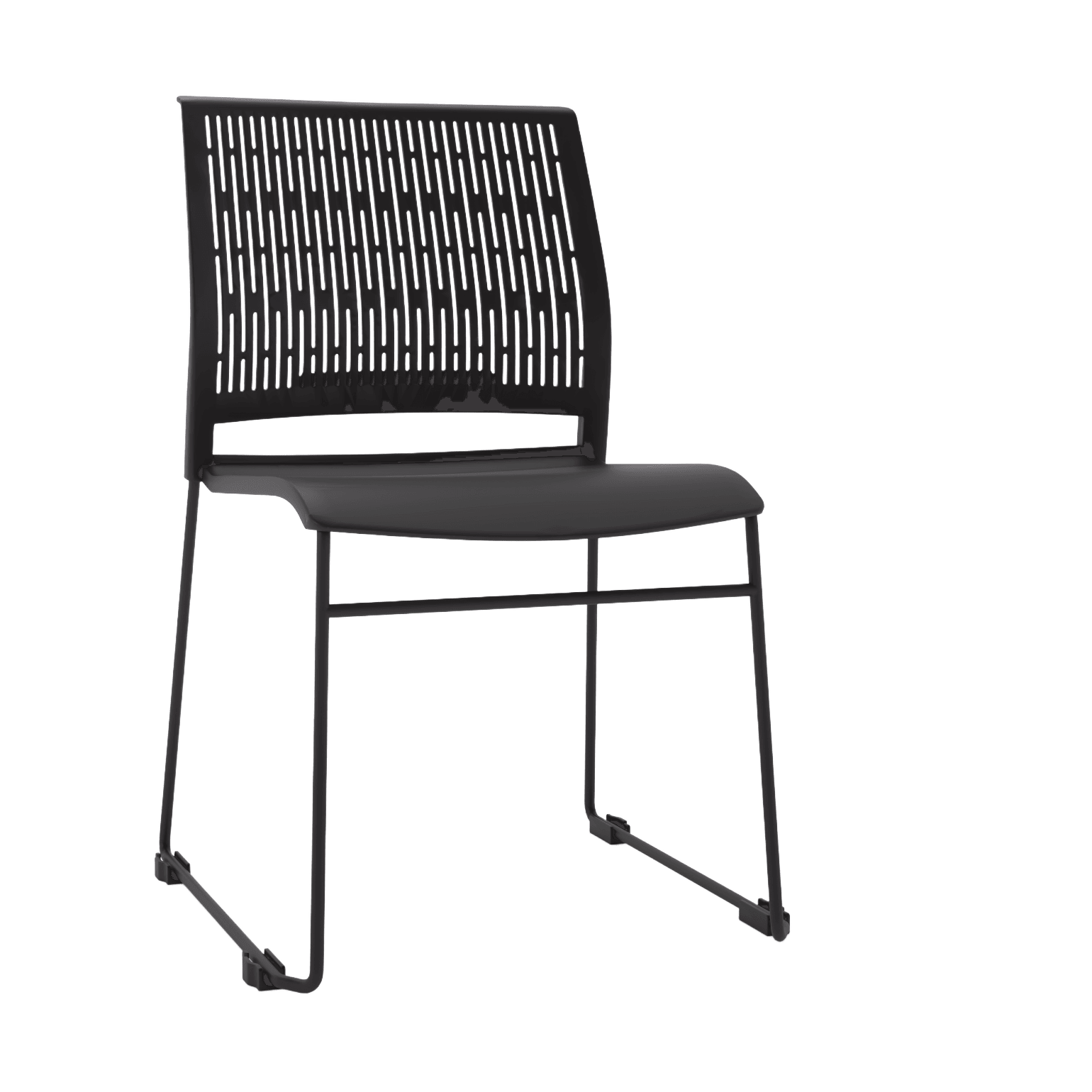 Stackable Cnc Chair Meeting Chair Stax Plastic Stackable Sled Base | OFC