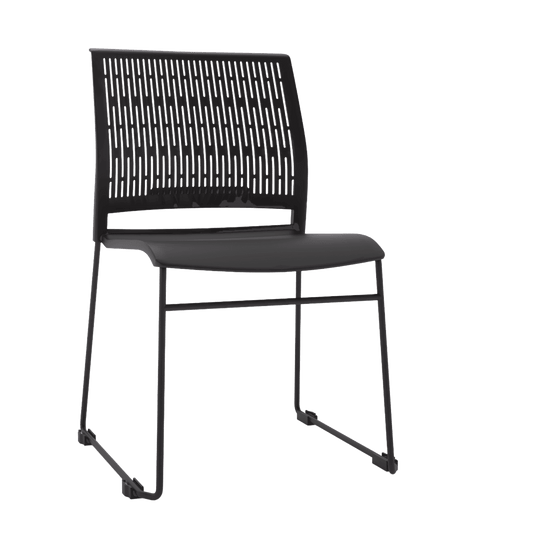Meeting Chair Stax Plastic Stackable Sled Base | OFC