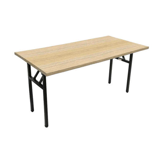 Steel Frame Folding Table 1500 X 750 Natural Oak - Office Furniture Company