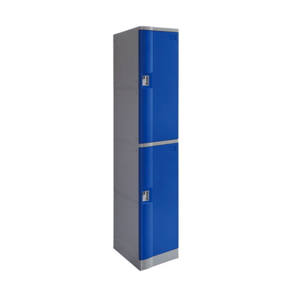 Steelco 2 Door ABS Plastic Locker Blue ABS Plastic / Keylock