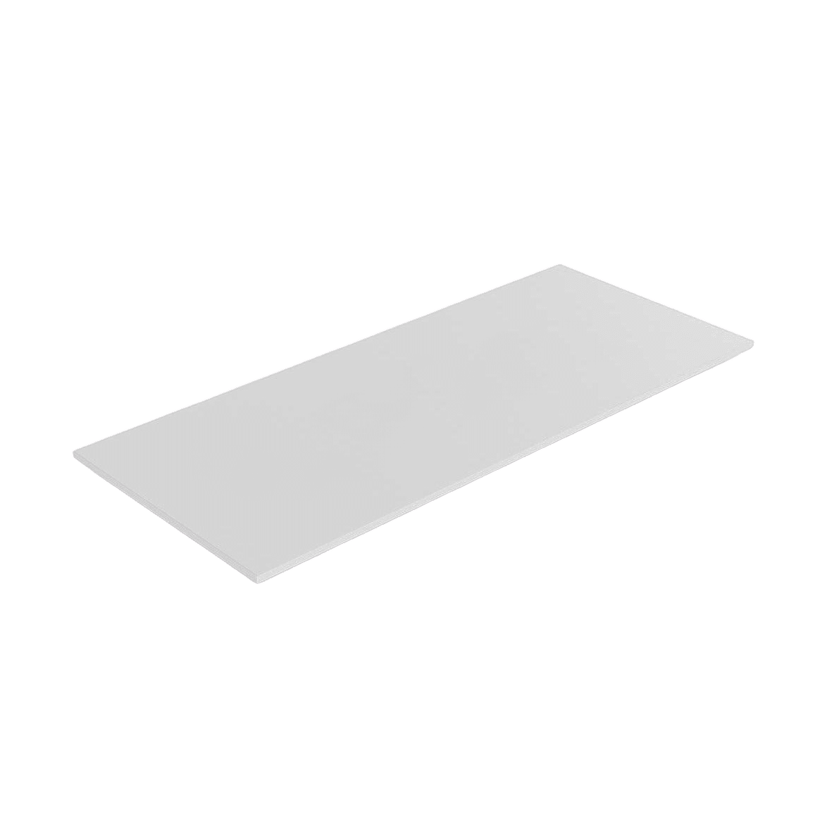 Straight Worktop in White 600x600