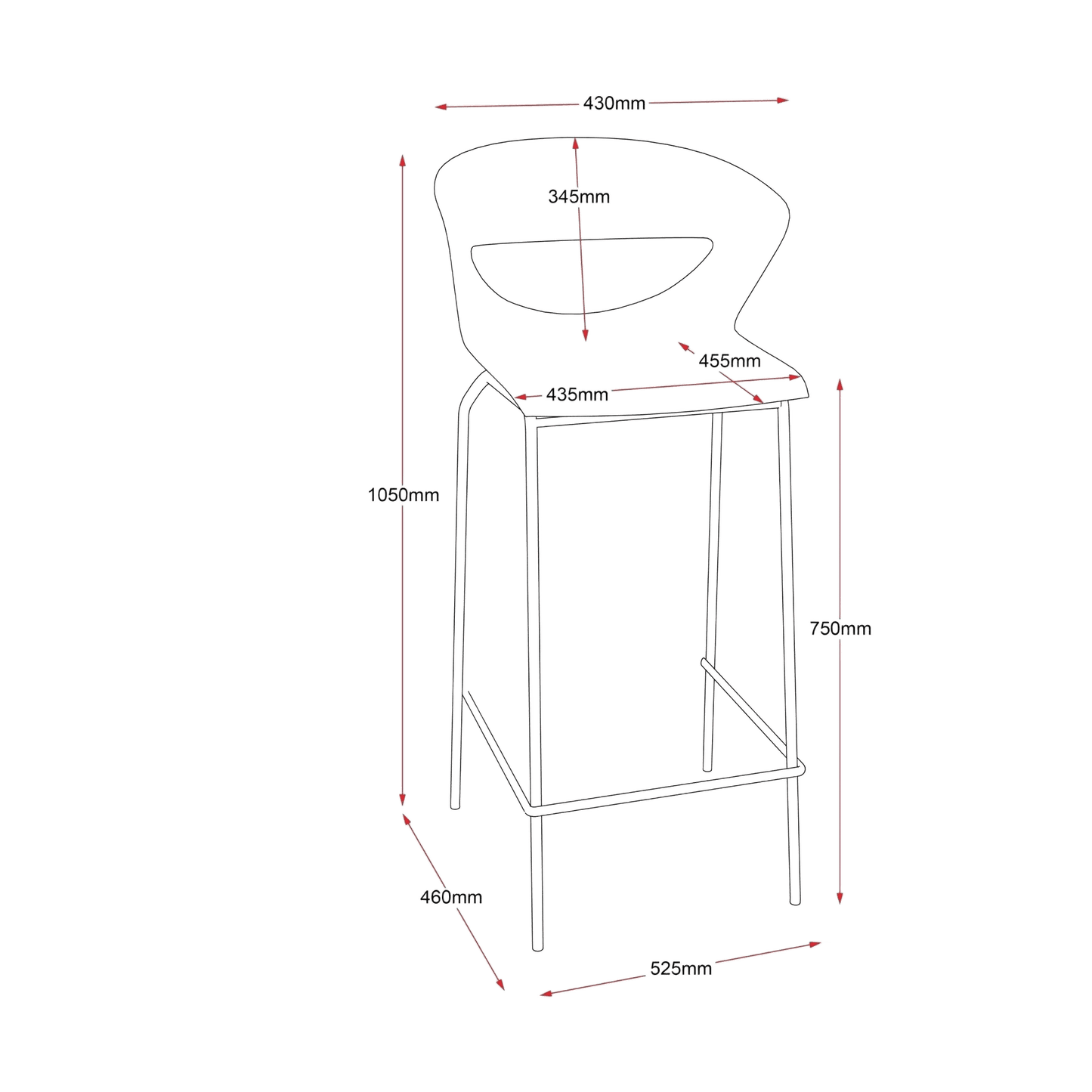 Taurus Stool - Office Furniture Company