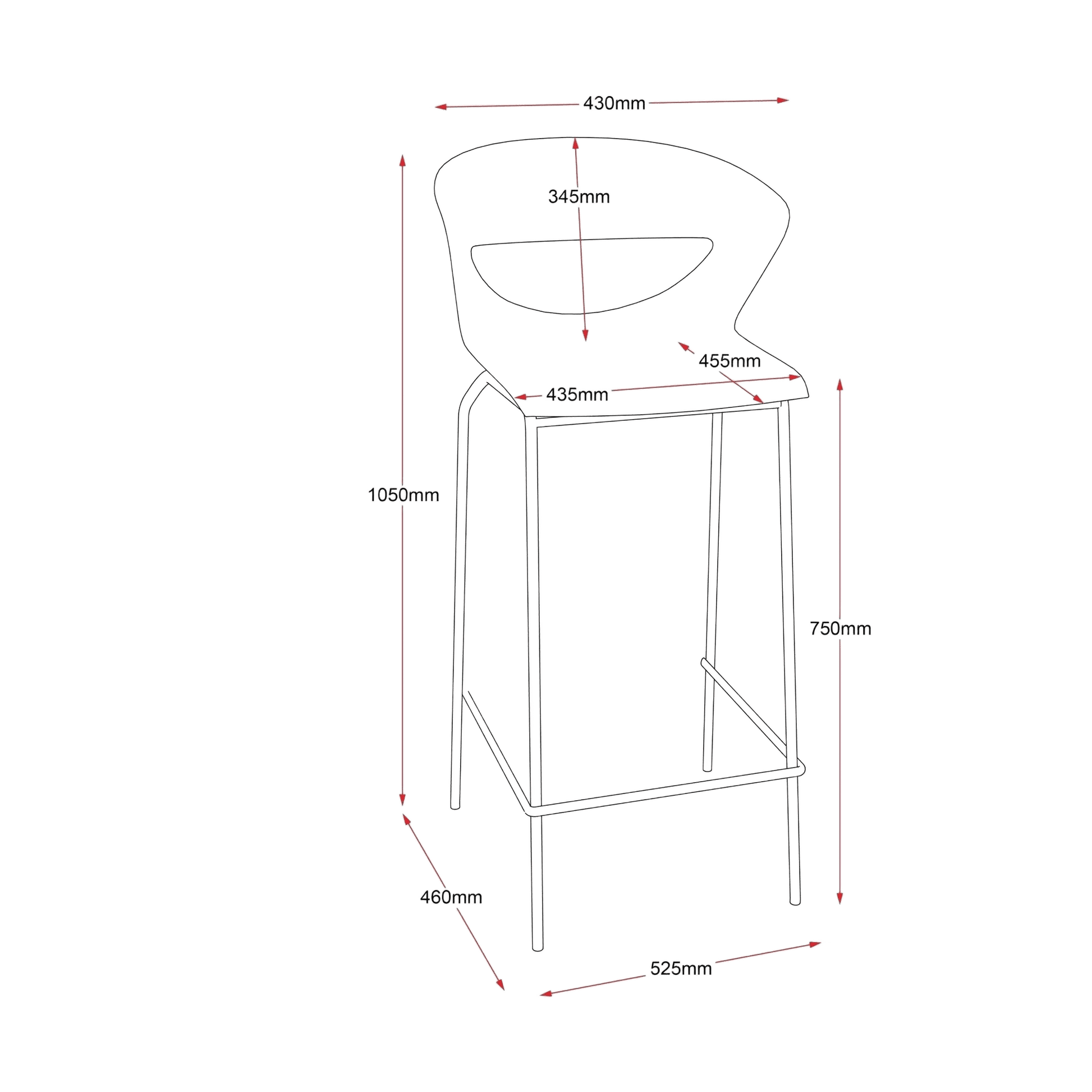 Taurus Stool - Office Furniture Company