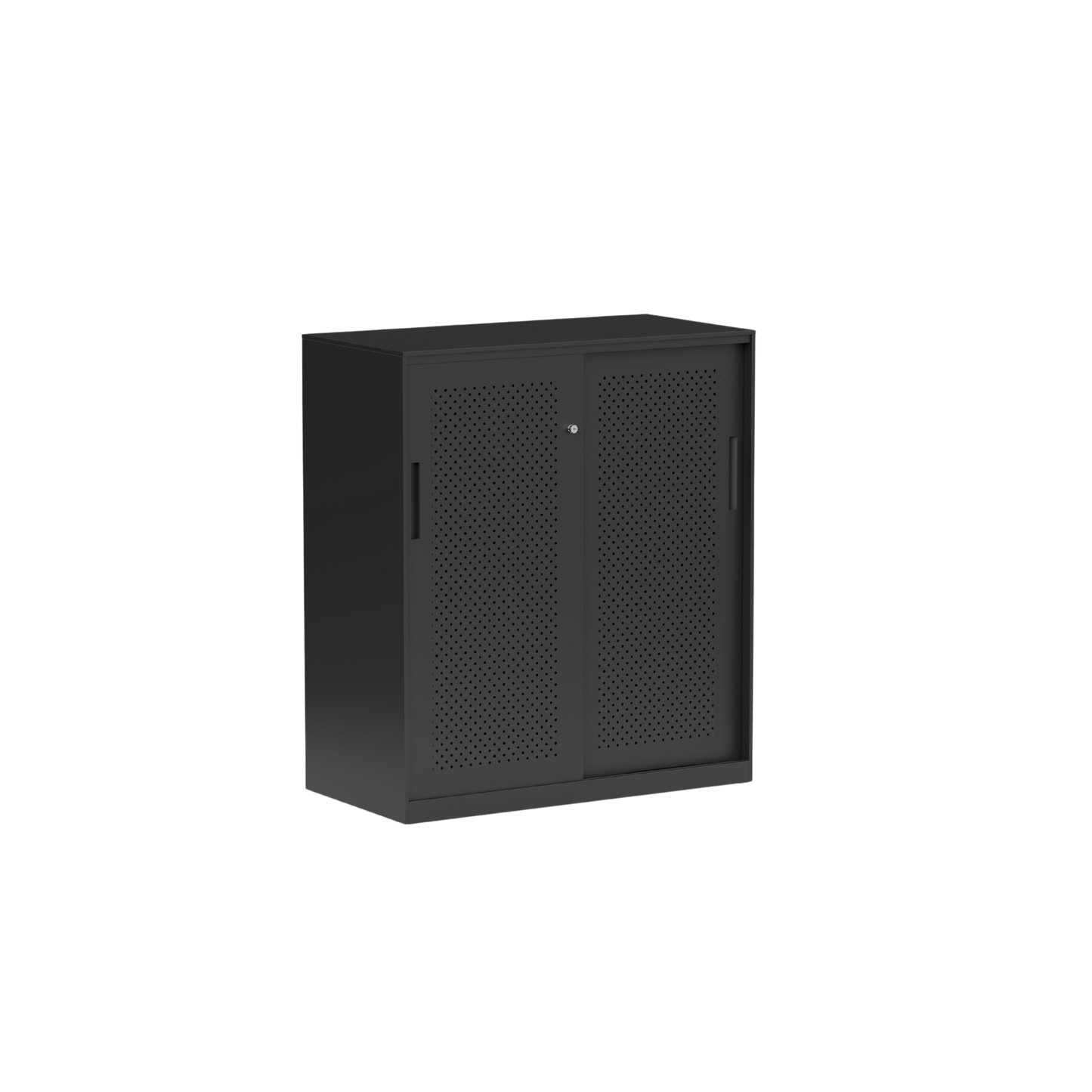 Tempo Sliding Door Credenza White Metal 1530W Planter