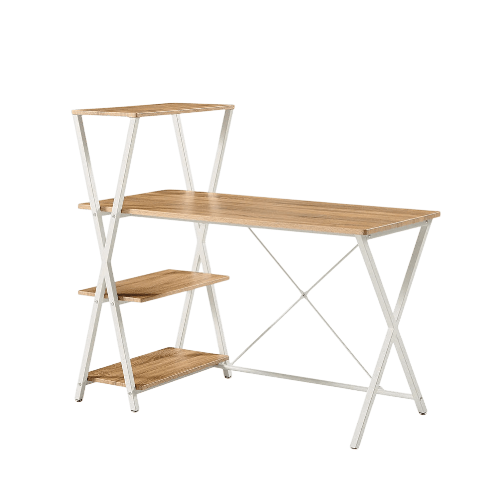 Texarkana Desk With Side Shelving