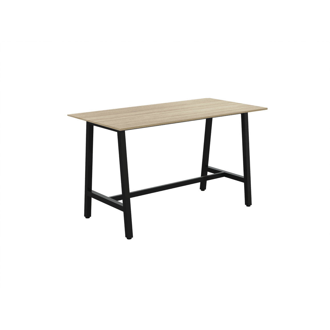 Trestle Bar Leaner in Solid Beech Work Top - Office Furniture Company 