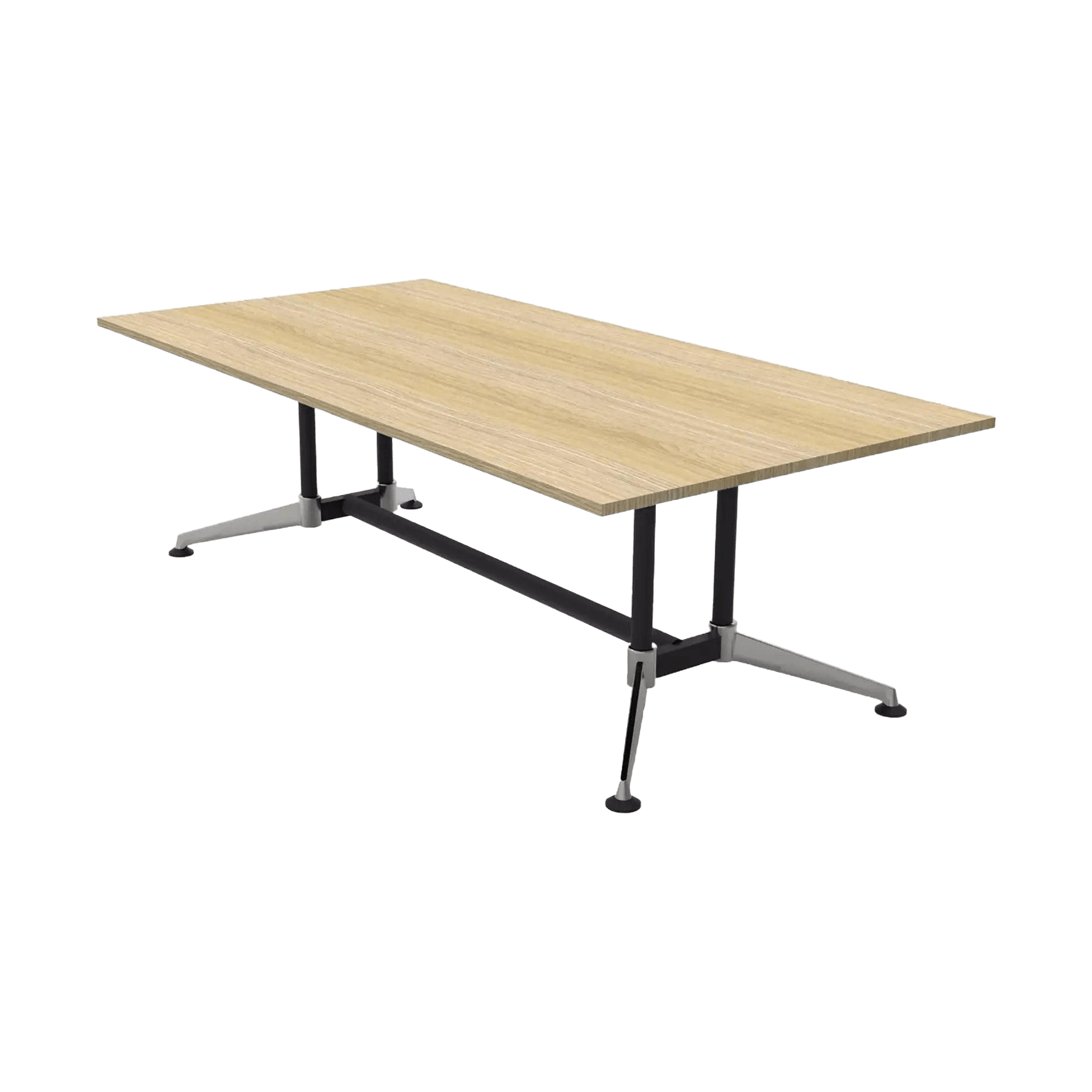 Typhoon Boardroom Table 1500 X 750 Natural Oak - Office Furniture Company