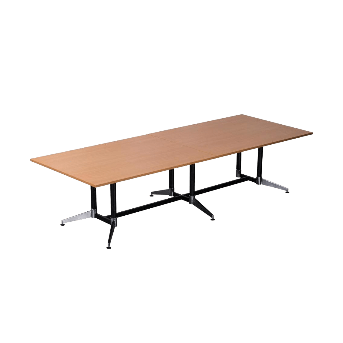 Typhoon Boardroom Table 2400 x 1200 Beech - Office Furniture Company