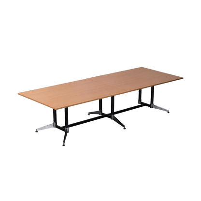 Typhoon Boardroom Table 2400 x 1200 Beech - Office Furniture Company