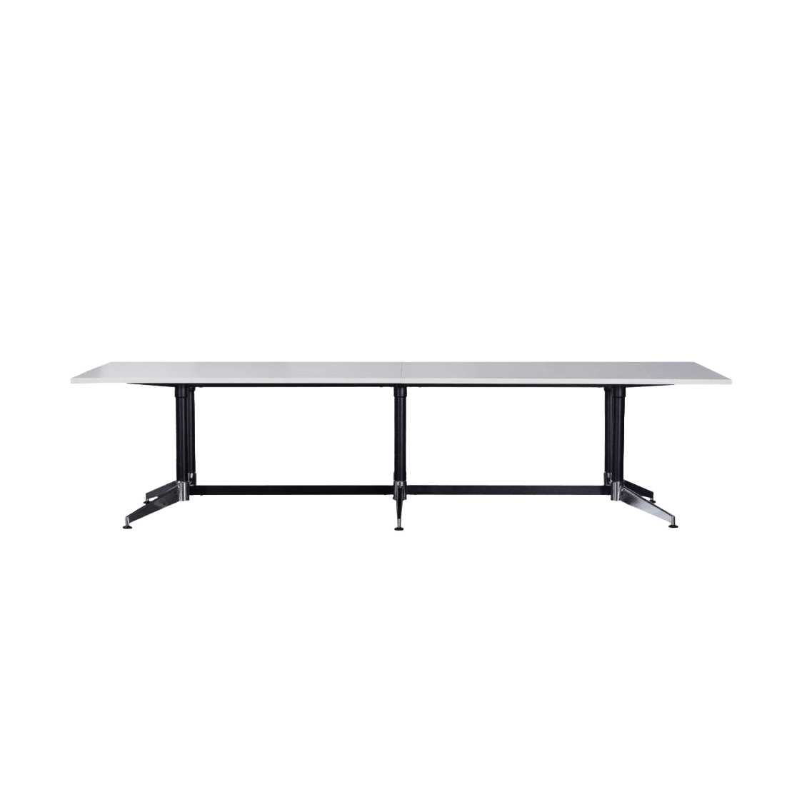Typhoon Boardroom Table 2400 x 1200 Natural Oak - Office Furniture Company