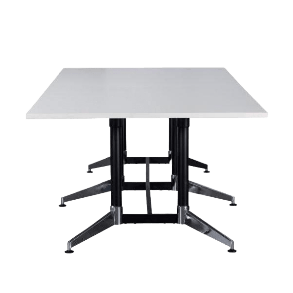 Typhoon Boardroom Table 2400 x 1200 White - Office Furniture Company