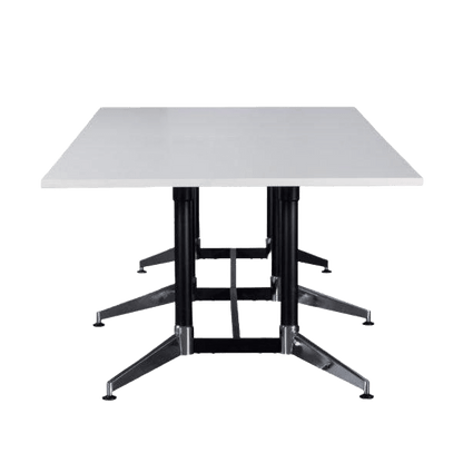 Typhoon Boardroom Table 2400 x 1200 White - Office Furniture Company