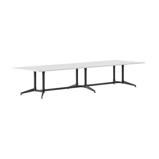 Typhoon Boardroom Table with All Black Legs 1 - Office Furniture Company