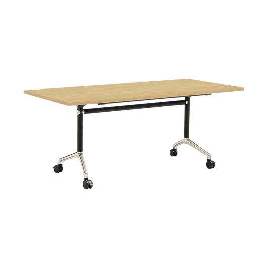 Typhoon Flip Top Table 1500 X 750 Natural Oak - Office Furniture Company