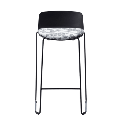 Unica Mini PP Stool with Seat Pad - 10