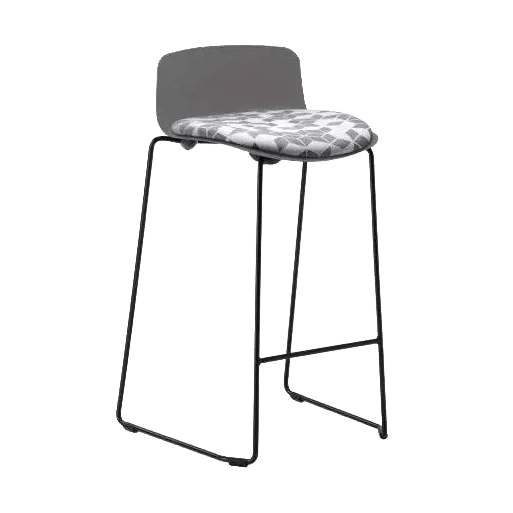 Unica Mini PP Stool with Seat Pad - 9