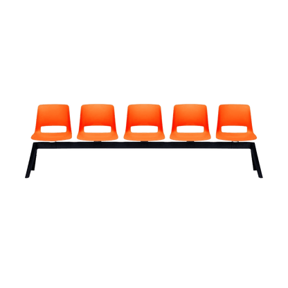 Unica PP 5 Seat Beam None / Red Blood Orange (Unica)