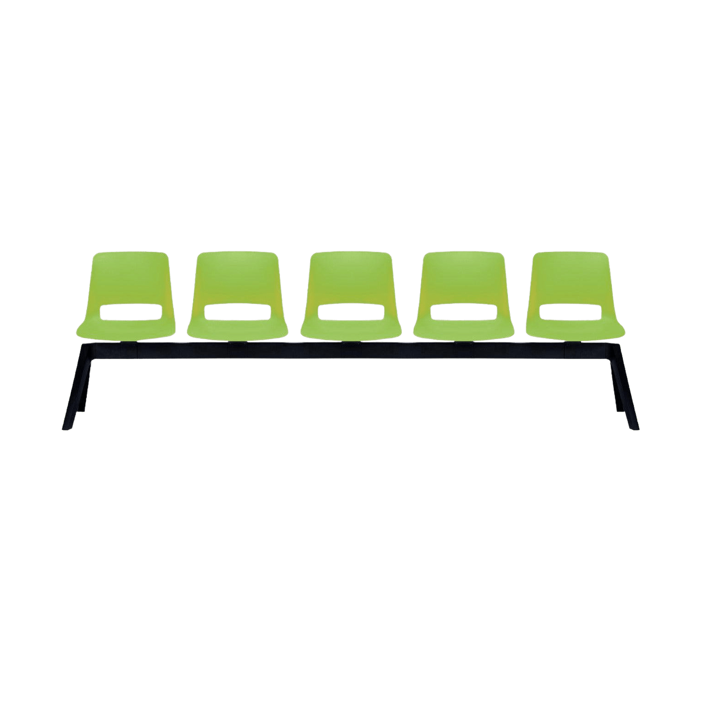 Unica PP 5 Seat Beam None / Green Moss (Unica)