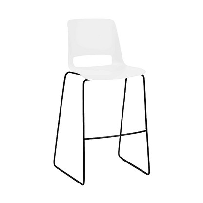 Unica Sled PP Office Stool - 2