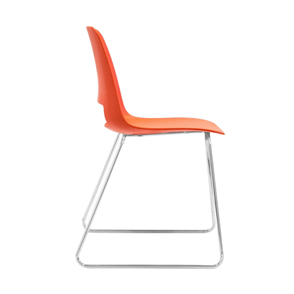 Unica Sled PP Stackable Chair - 5