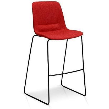 Unica Sled Upholstered Stool - Office Furniture Company 