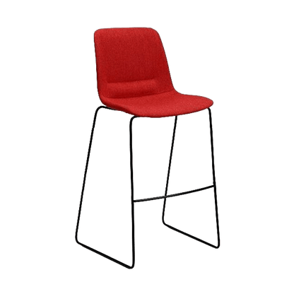 Unica Sled Upholstered Stool - 2