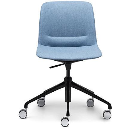 Unica Swivel Upholstered Meeting Chair - Office Furniture Company 
