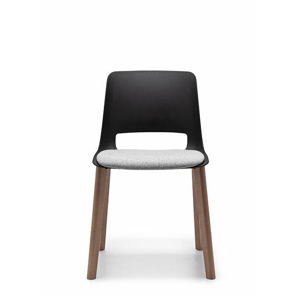 Unica Timber 4 Leg with Seat Pad - Office Furniture Company 