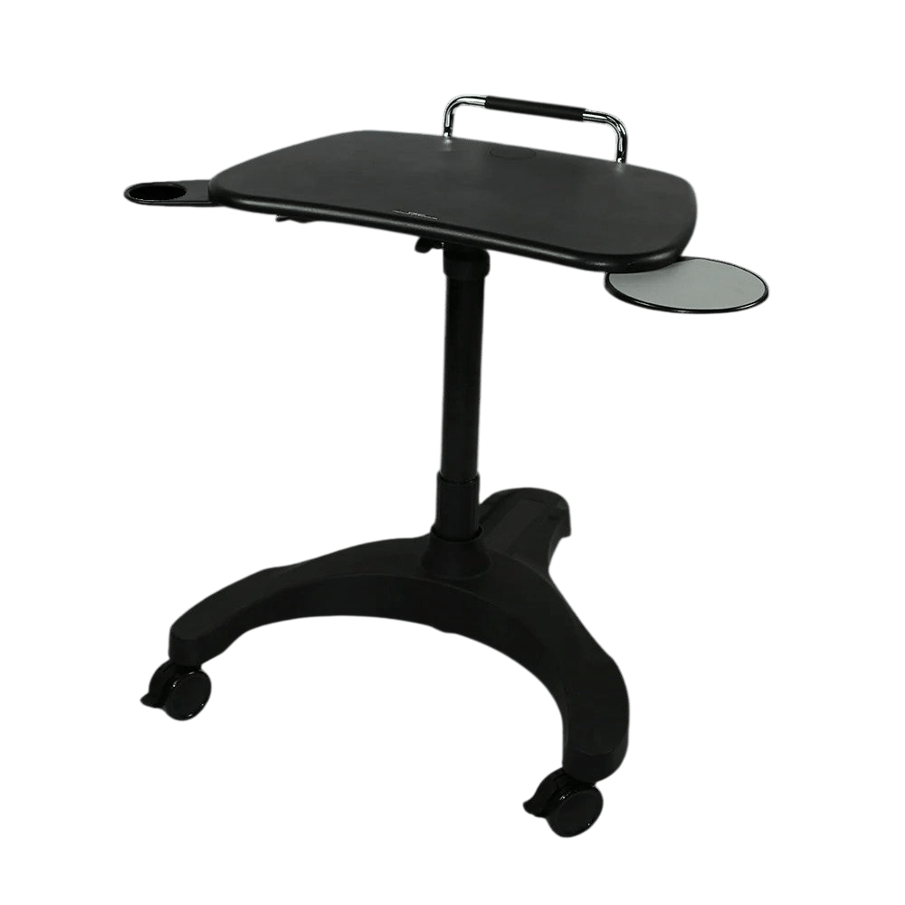 Upanatom Sit Stand Laptop Desk Trolley