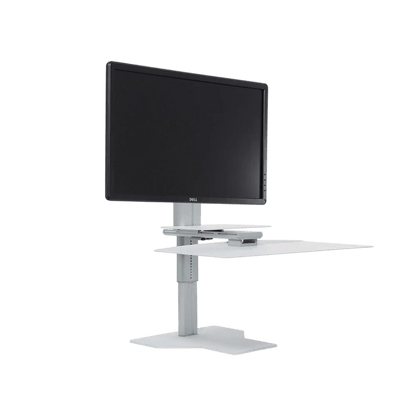 Uprite Ergo Single Monitor Sit2stand Silver / White