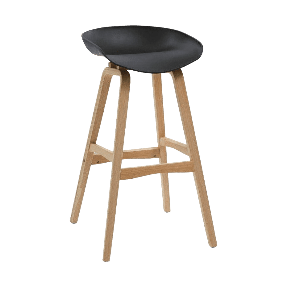 Virgo Bar Stool Black - Office Furniture Company