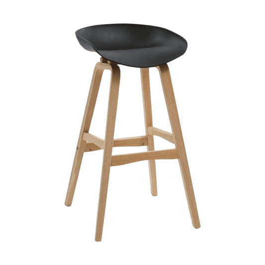 Virgo Bar Stool Black - Office Furniture Company