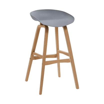 Virgo Bar Stool Grey - Office Furniture Company